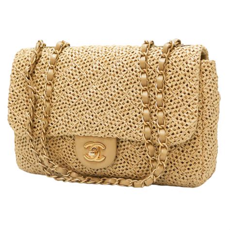 sac chanel paille|chanel sacs.